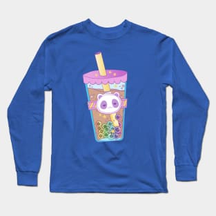 Panda  Boba Tea Long Sleeve T-Shirt